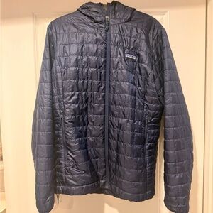 Patagonia Women’s Navy Blue Quilted Puffer Jacket